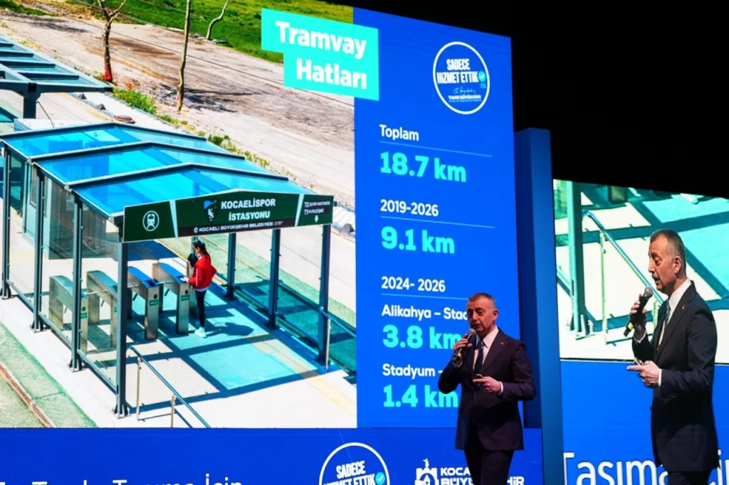 Kocaeli’de Başkan Büyükakın şehrin geleceği metroyu anlattı