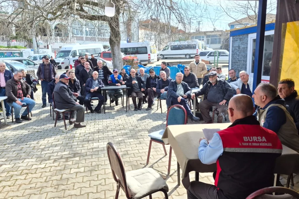 Mudanya’da üreticilere ‘Bitki Koruma Ürünleri’ eğitimi