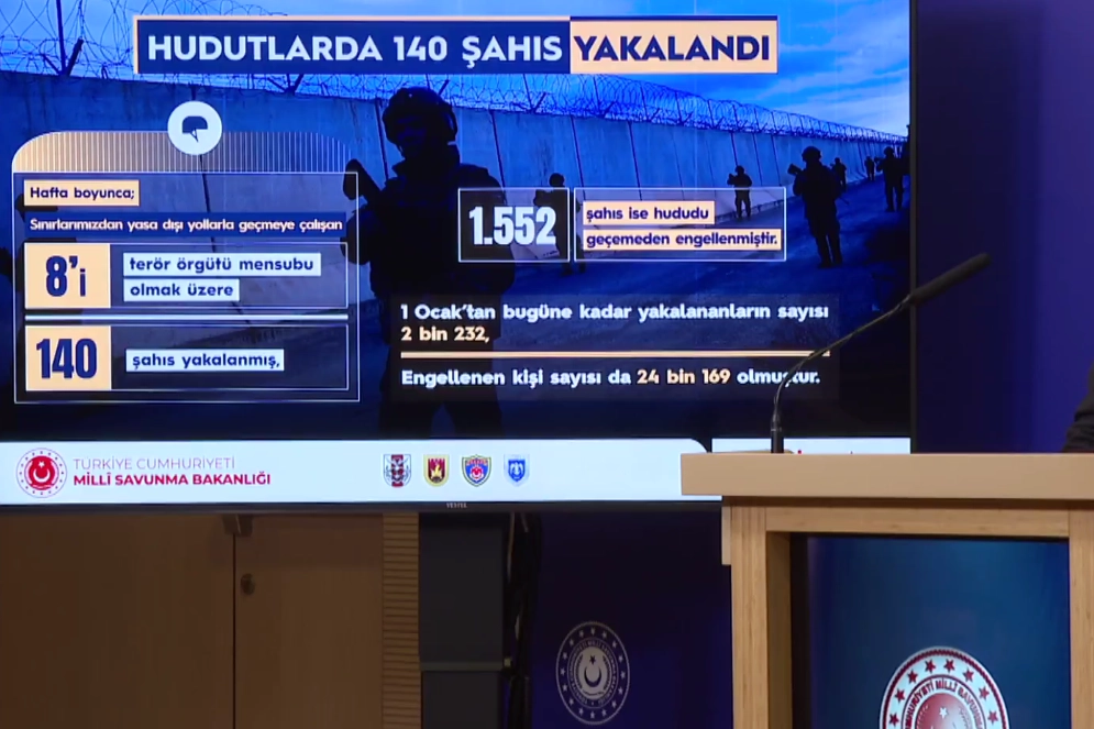 Son bir haftada 140 kaçak geçiş girişimi engellendi… Hudut güvenliği kesintisiz sürüyor