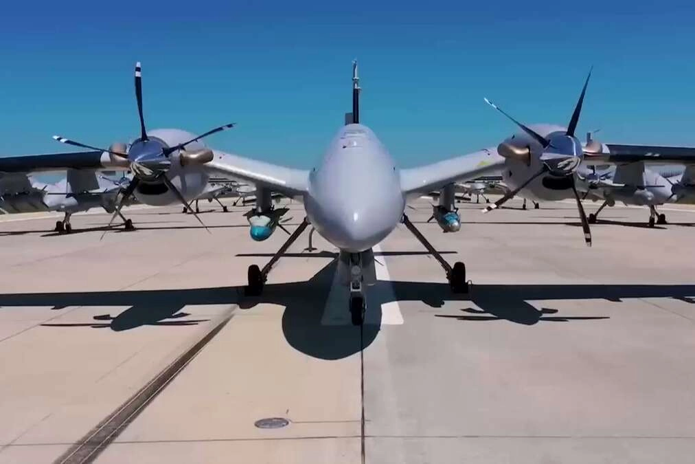 AKINCI TİHA tatbikatta deniz yetki alanı rotasını izledi