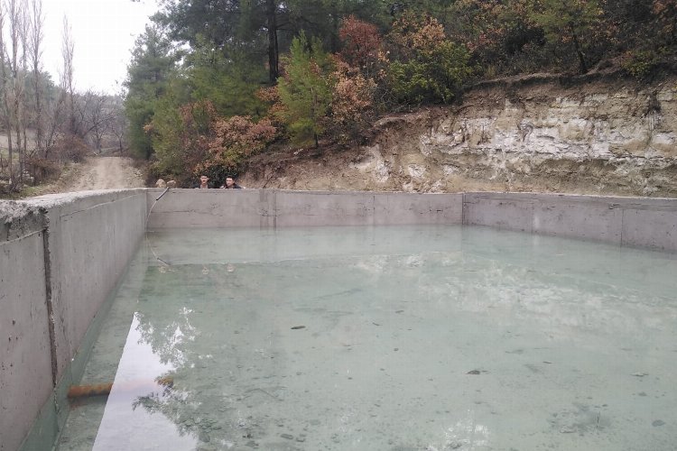 Manisa Demirci’de 100 ton kapasiteli yeni sulama havuzu