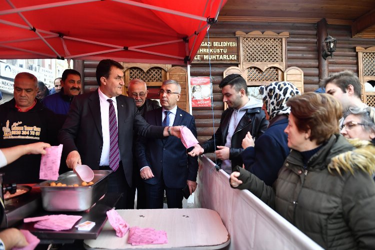 Bursa Osmangazili muhtarlardan ‘Baba Dündar’ için lokma hayrı