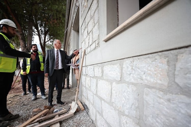 Denizli Kent Müzesi’nde inşaat sürüyor