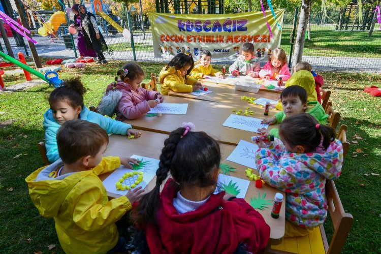 Çocuklar dersi Açık Hava Okulu’nda işledi!