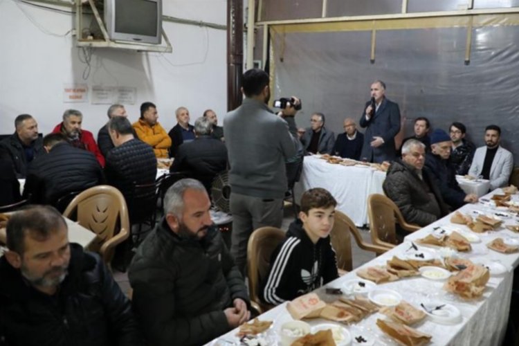 Bursa İnegöl’de ‘Bereket Sofrası’ Kasım Efendi’de kuruldu