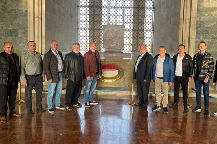 Bursa Gemlik Ticaret Borsası’ndan Anıtkabir’e ziyaret