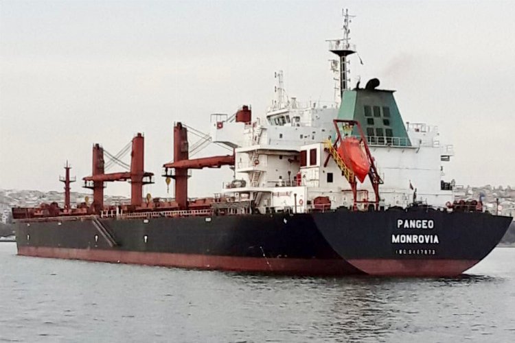 Dökme yük gemisi Tekirdağ’da karaya oturdu