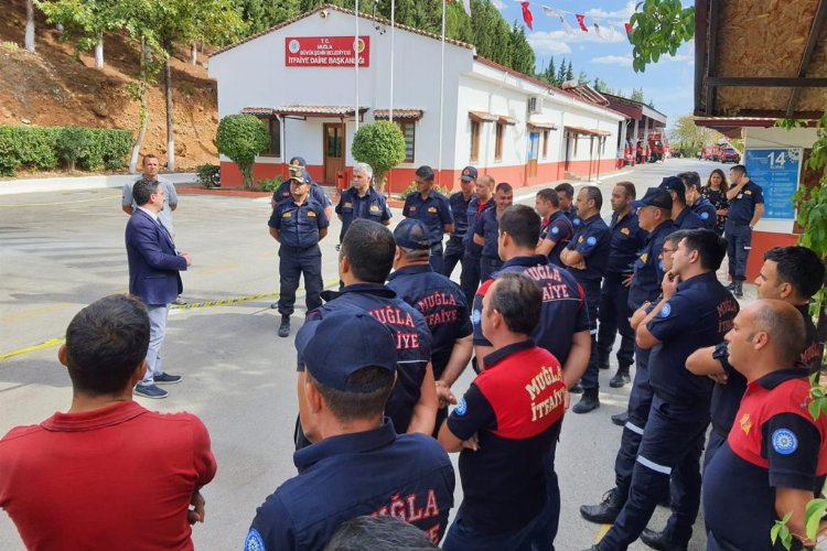 Muğla İtfaiyesi’ne doğalgaz yangınlarına karşı eğitim