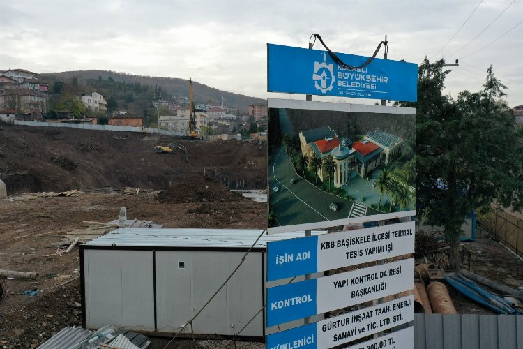 Kocaeli Başiskele Termal Tesis’te fore kazık imalatı tamam