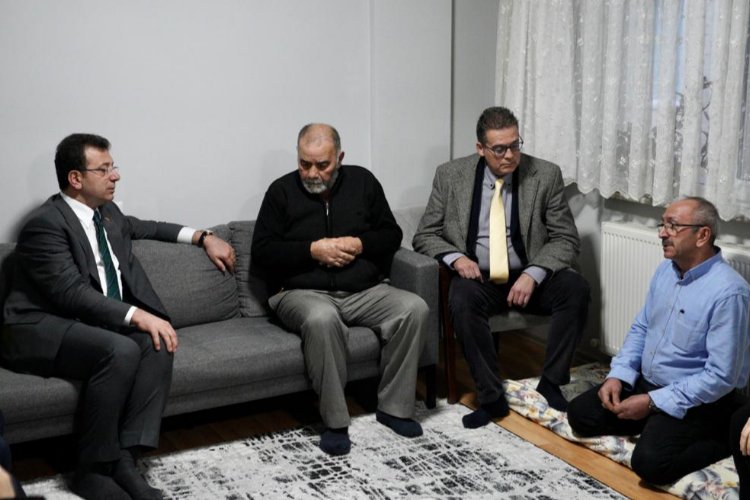 İmamoğlu’ndan Sinan Ateş’in ailesine taziye