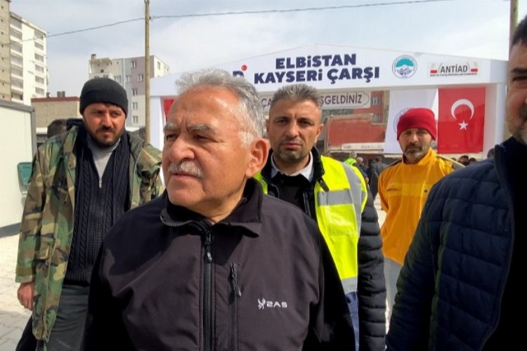 Elbistan’dan Kayseri’ye ‘Çarşı’ teşekkürü