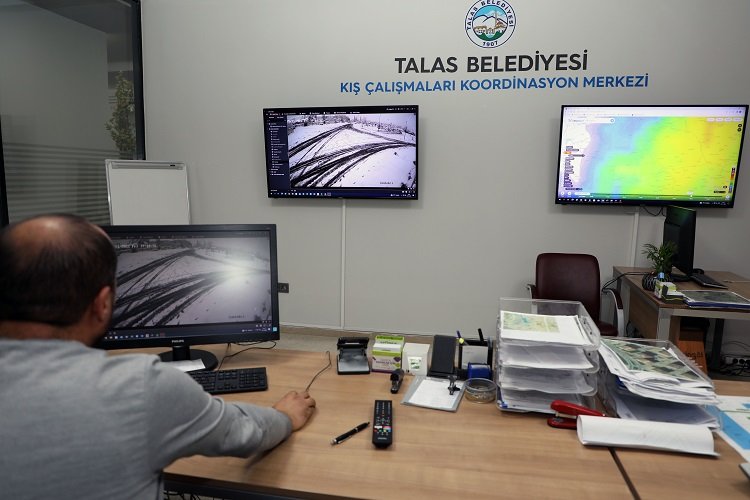 Kayseri Talas kışa hazır