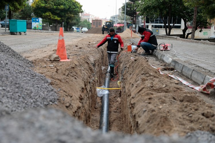 Nevşehir Güzelyurt’ta içme suyu hattı yenilendi