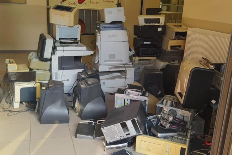 İzmit’te 2 bin kilogram elektronik atık geri dönüşecek