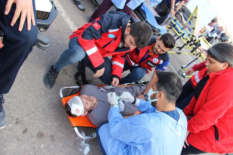 Sivas Numune Hastanesi’nde yangın tatbikatı