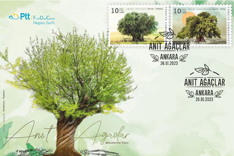PTT’den ‘Anıt Ağaçlar’a özel pul