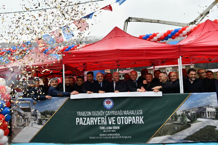 Düzköy Pazaryeri ve Otopark Projesi start verdi