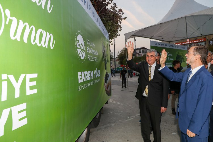 Sakarya’nın fidanları Cizre’ye uğurlandı