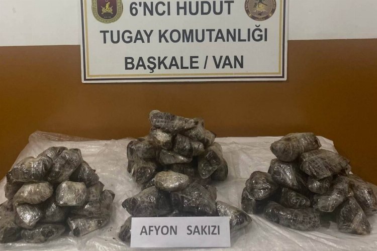 Van’da Hudut Birlikleri’nden uyuşturucu operasyonu