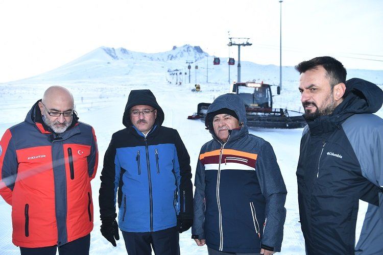 Kayseri protokolünden Erciyes’e inceleme