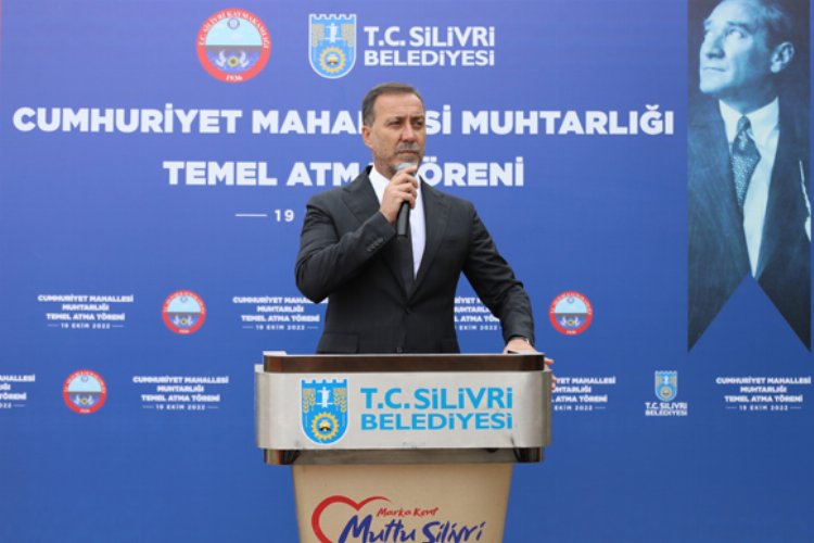 İstanbul Silivri’de yeni muhtarlığa temel atıldı